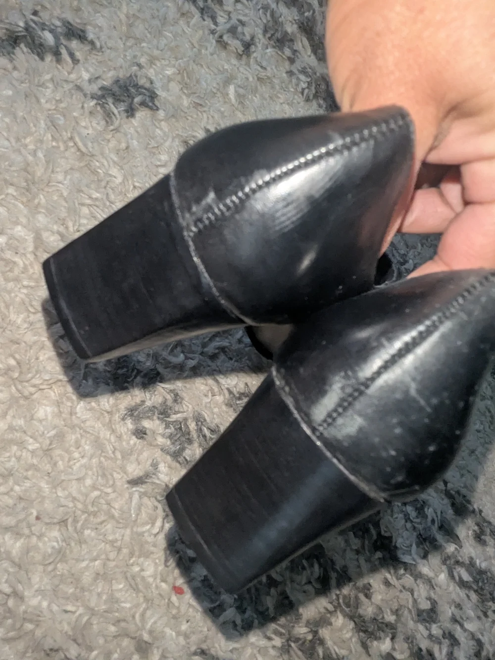 Spring Step Black Slip-On Low Heel Pumps